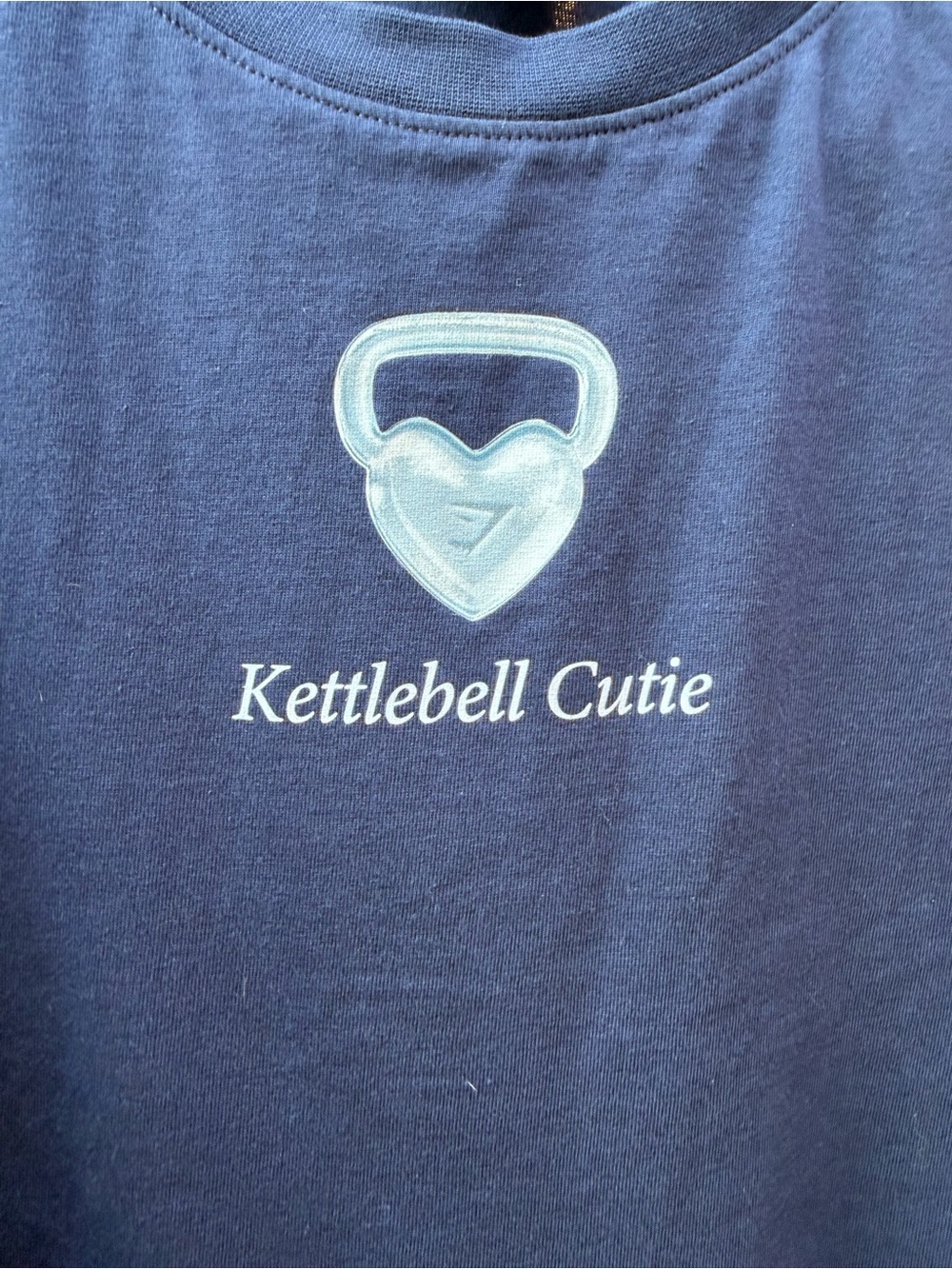 Gymshark Kettlebell Cutie Oversized Graphic Tee L